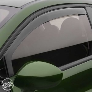 BMW 3 Series Wind Deflector - Omac - Acrylic 2 Pcs - Black Smoke - '05-'12